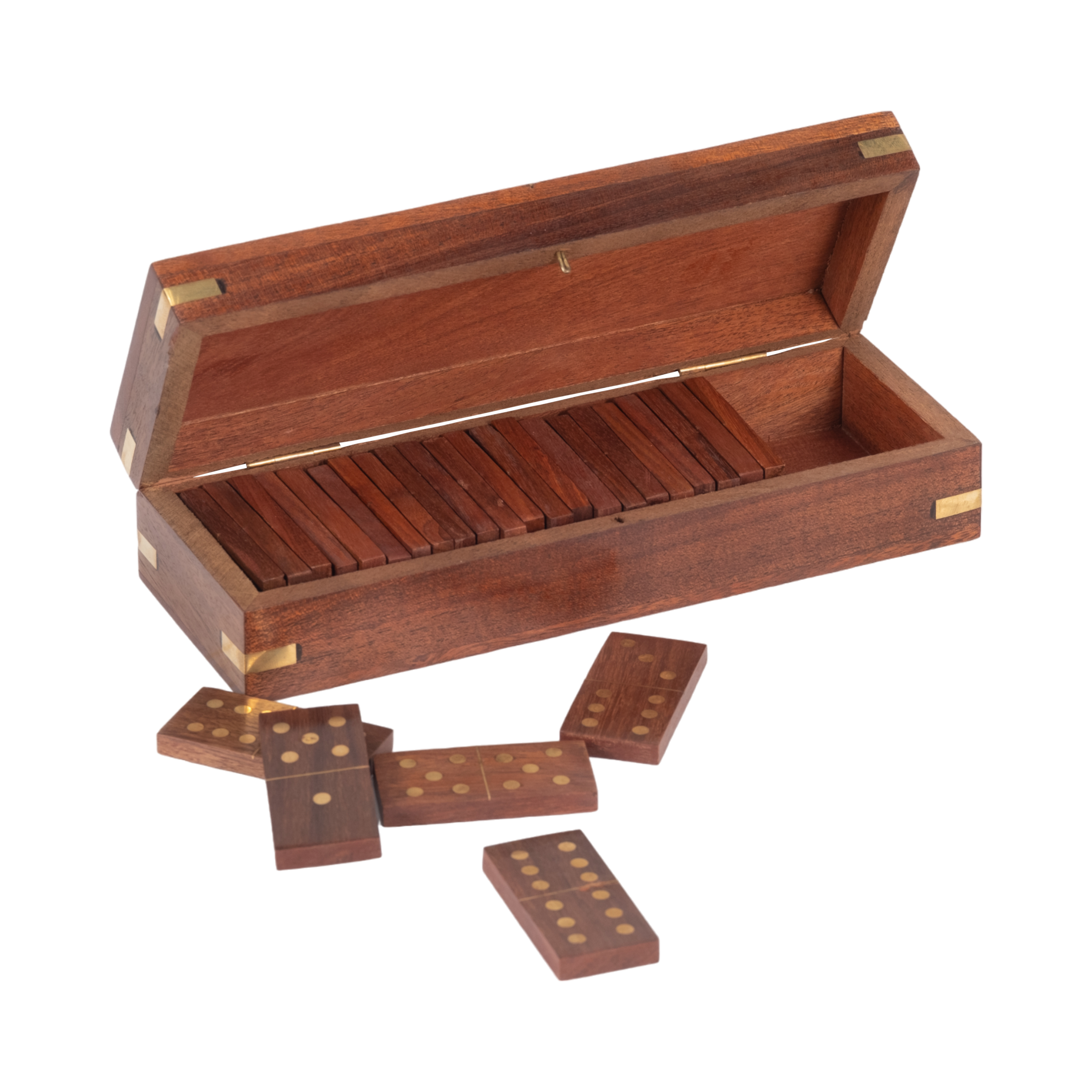 Rectangular Wooden Domino Set
